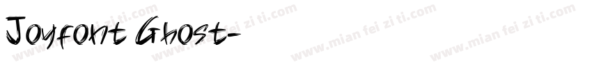 Joyfont Ghost字体转换